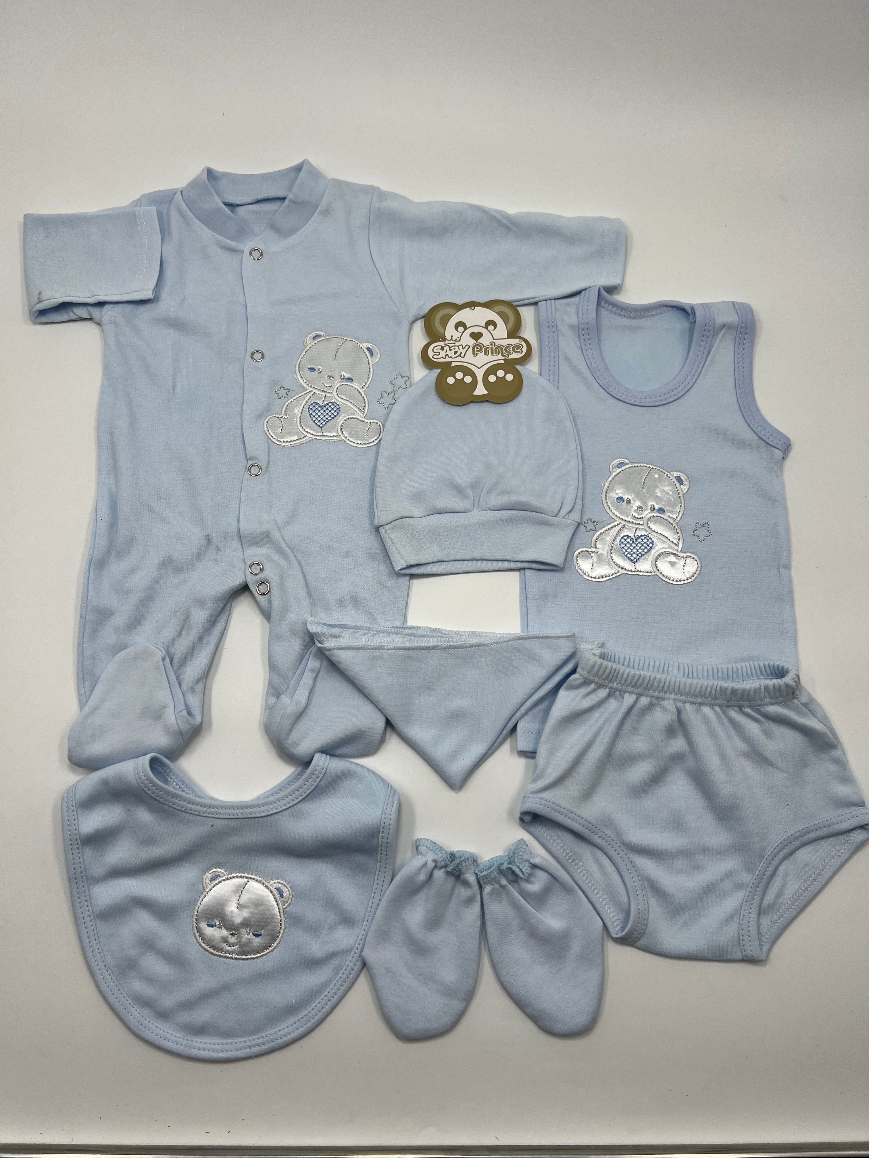 Saby bebe cadeux 7 pcs 🩵🎀