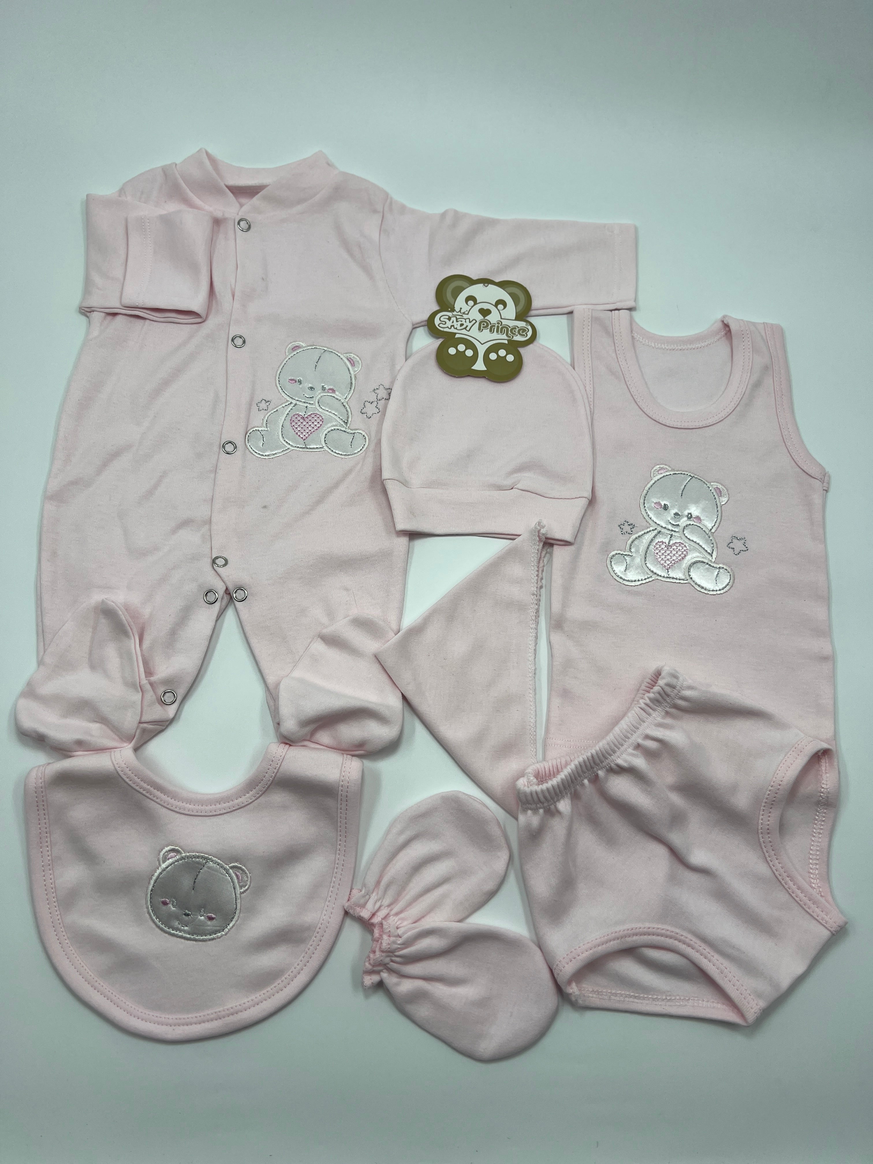 Saby bebe cadeux 7 pcs 🩵🎀